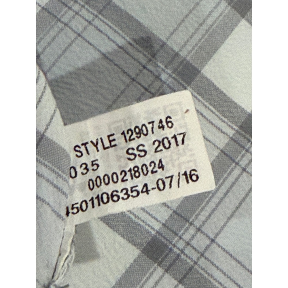 Under Armour Fish Hunter Plaid Long Sleeve Shirt Grey White 1290746 Mens 2XL - Picture 7 of 8